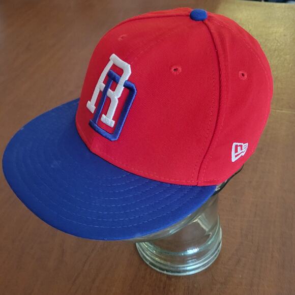 Dominican Republic Hat New Era  World Baseball Classic 7 1/8 Black 59Fifty - Picture 3 of 11